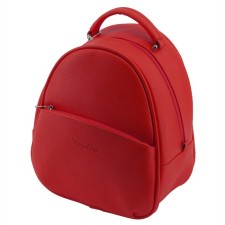 Women's backpack (B2834-77140) genuine leather, red, 1x240x23 cm