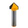Barbon cutter Encor 9309, dumbbell, on wood, V-rob, d = 8 mm, 90 °, 15.8 x 13 mm 13 mm