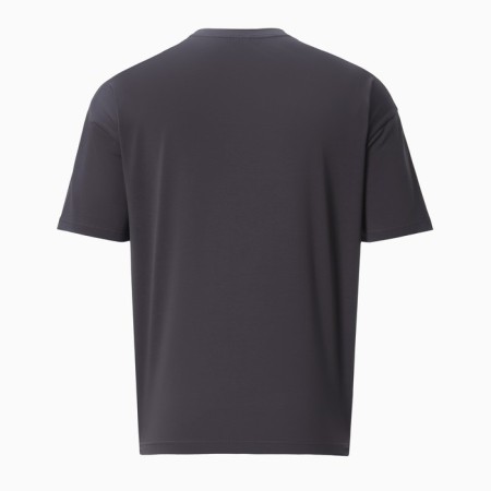 Men's T-shirt from organic cotton Minaku Oversize Fit: Graphite Color, Rr. 46-3