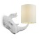 Bra Nashorn, 1x40W E14, white color