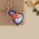 Schildik decorative for the gift "Bear with a letter", 5.3 x 7.6 cm, New Year