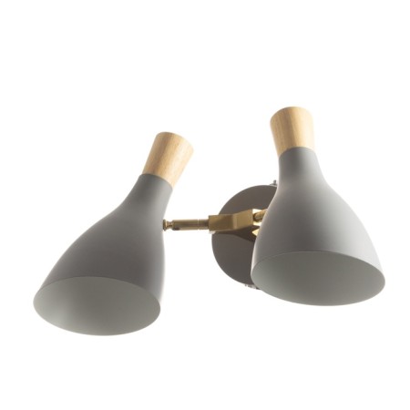 Sconces "Morocco" 2he27 40W gray 25x15x38cm-3
