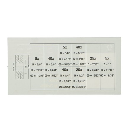 Set of rubber bushings, 8 species, 180 pcs-2