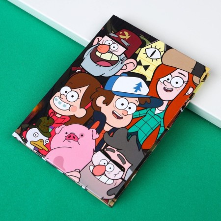 Notepad A6, 64 sheets, in a solid cover, gravity farz-1