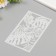 Stencil background plastic "jungle plants" 12x20 cm