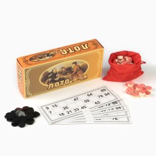 Russian lotto, board game 