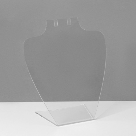A necklace for a necklace 18 × 8 × 21 cm, 3 mm plexiglass, transparent, in a protective film-2