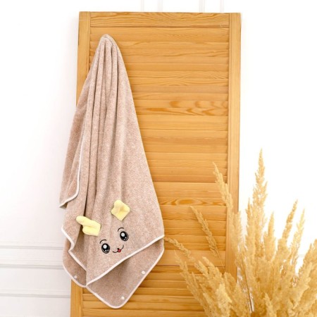 Towel, 300 g, size 70x140 cm, beige color-2