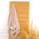 Towel, 300 g, size 70x140 cm, beige color