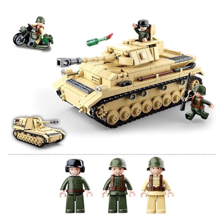 Designer Army of the Second World War "German tank Panzeriv", 543 details-2