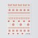 Nail stickers 8*6cm New Year's patterns Z-A1185 red/white volumetric substrate QF
