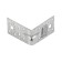 Sibrtekh's fixing corner reinforced, Kuu 70 x 70 x 40 mm.