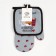 Kitchen set 2 segments of Ethel "Coffee", a bag 17x17 cm, mittens 24x16 cm, 100% p/e