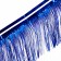 Garland "rain" with sticky tape, 2 meters, blue color