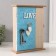 Keywater tree 6 hooks "Rose. Keys and heart" Blue 6.5x20x26.5 cm