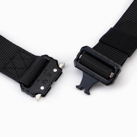 Tactical belt, 125 cm, width 3.7 cm, black-2