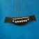 Acoustic guitar, blue, 97cm, with a neckline