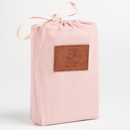 Set of pillowcases Ethel 50*70 cm - 2 pcs, col. powder, greedy cotton, 140g/m2-3