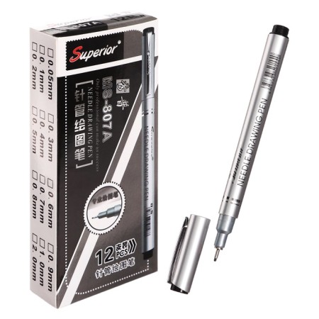 Marker Professional Liner black, thin line, 0.8 mm-1