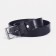 Belt, width 3 cm, screw, buckle metal, black color