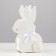 Wooden Kashpo 13x7.5x22 cm "Bunny", white