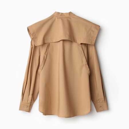 Women's blouse minku: casual collection beige color, pr 52-9