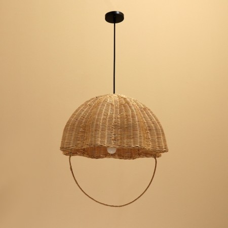 Ceiling Lamp from Rotan "Dika" 1x120W, E27, 50x50x50 cm-1