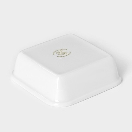 Baking form porcelain square "linen", 11 × 11 cm-2