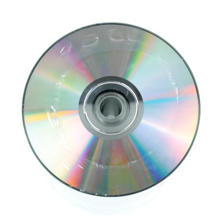 CD-R disc, not painted, without groove (Ritek), 52x, 700 MB, Spike, 100 pcs-1