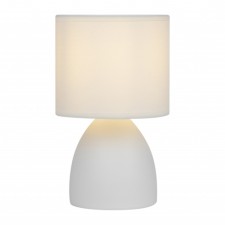 Rivoli Nadine 1he14, 40 watts ceramics white with a lampshade