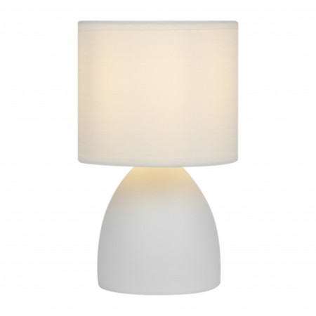 Rivoli Nadine 1he14, 40 watts ceramics white with a lampshade
