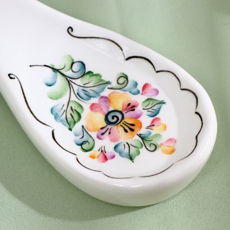Standing under the spoon "Flowers", 22.5 x 7.5 x 2.5 cm, gold L.L.-1