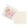 Mini-postcard "Congratulations!" watercolor flowers, 7 x 7 cm