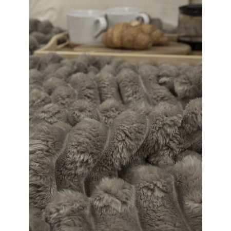 Texrepublic blanket, size 150x200 cm, brown color-6