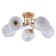Ceiling light ESCADA, 1121/5PL. 5x40W, E27, 520x520x220 mm, color gold