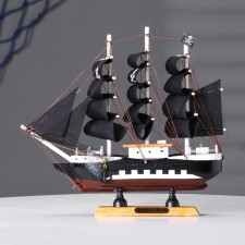 Arizona ship, 24*6*22cm, pirate, black sails