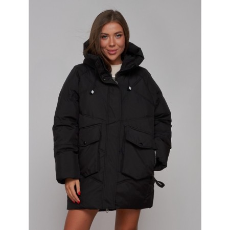 Women's jacket, size 50, black color-19