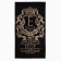 The towel Named Tensor Ethel "Egor" is black, 50x90cm, 100% cotton, 420g/m2