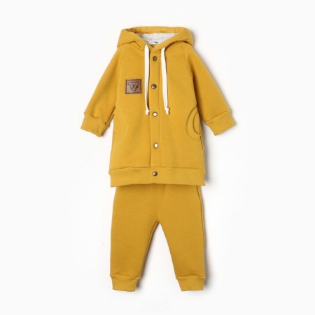Set (blouse/pants) Children's agency, mustard color, height 62 cm