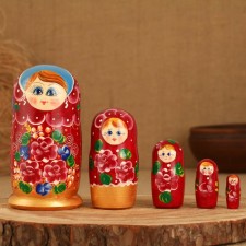 Matryoshka 5 puppet 