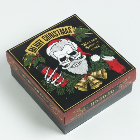 New Year's gift set of thermos and socks KAFTAN SKULL, p. 41-44 (27-29 cm)-7