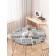 The tablecloth “Old newspaper”, round, oxford, elastic band, size 120x120 cm, diameter 75-100 cm