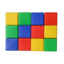 A set of cubes, 12 elements, 8 cm