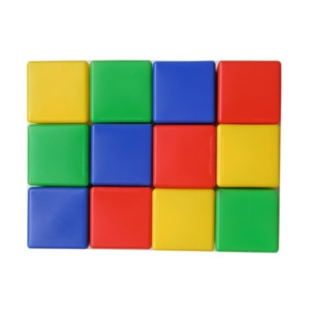 A set of cubes, 12 elements, 8 cm