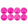 Balls for a dry pool with a pattern, ball diameter 7.5 cm, set 500 pieces, color purple-violet