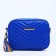 Bag Cross-Bodi with a zipper, blue color