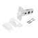 Libe of the gHILUR Art L45-8-P W, matte white color, end. bar 25 mm, b/handle
