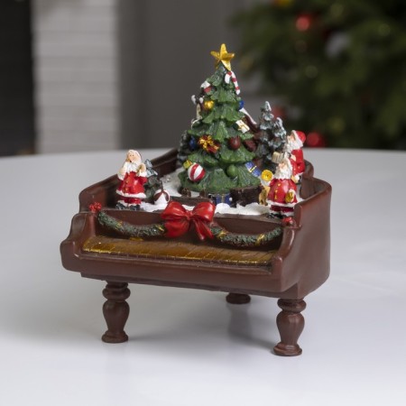 Royal LED figure 13 × 18 × 17 cm, polystone, AAX2 batteries (not complete), glow of multi-1