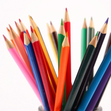 Color pencils, 24 colors, trihedral, Minnie Mouse and Unicorn-5