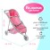 Stroller for dolls summer, three -wheel, metal frame, mix